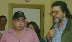 Ministros de Cultura de Cuba y de Venezuela en Puerto Padre